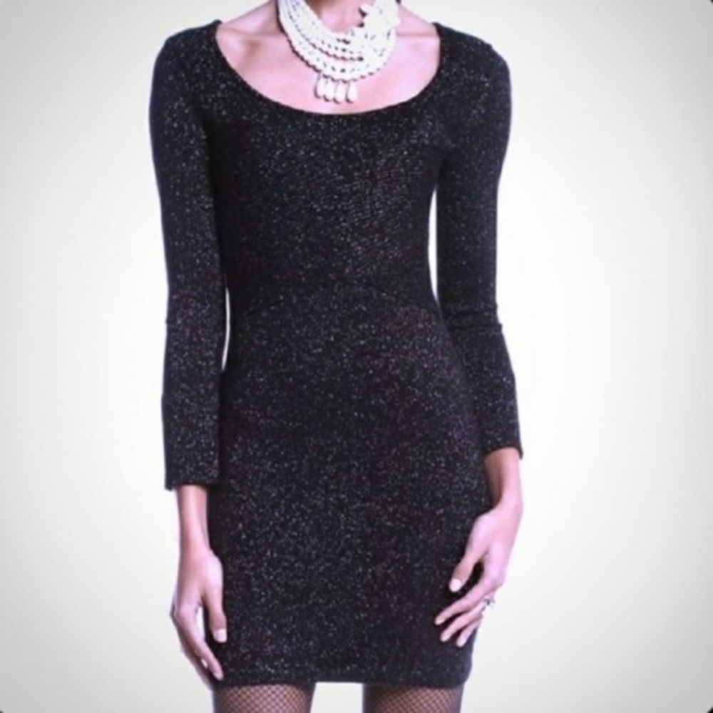 White House Black Market Sparkle Sweater Dress